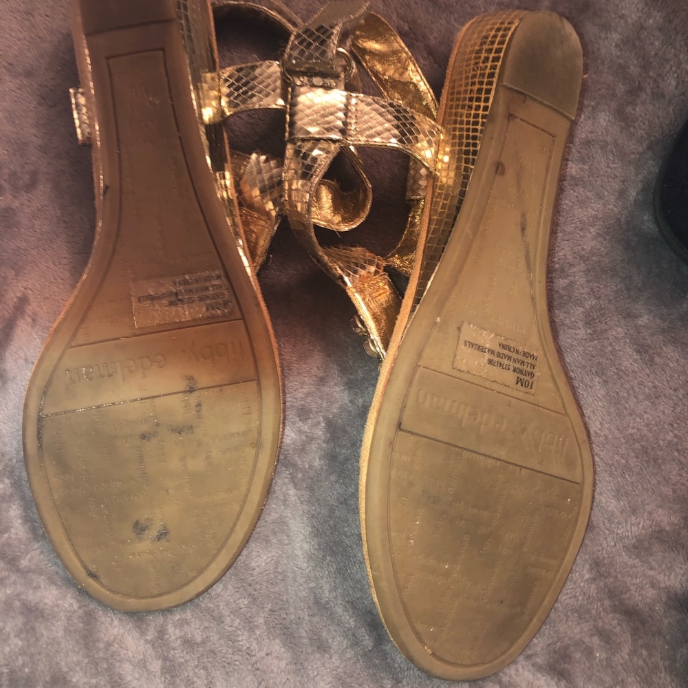 Gold sandals - Picture 4 of 5